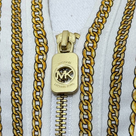 Michael Kors || Woman’s striped long sleeve Blouse size Large - Picture 5 of 8